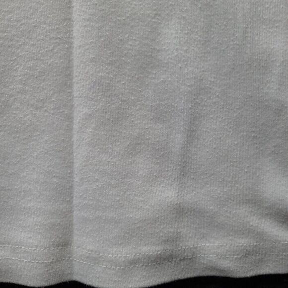 Basic Editions Womens Tank Top White Size Large Cotton/Polyester Blend Pullover - Picture 10 of 12